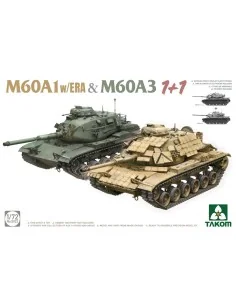 M60A1 w/ERA & M60A3 1+1, 1/72 - Takom TAK5022