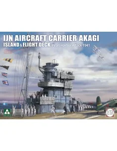 IJN Aircraft Carrier Akagi Island & Flight Deck Pearl Harbor Attack...