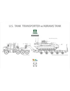 U.S. M1070&M1000 70 Ton Tank Transporter w/Abrams TANK, Limited Edi...