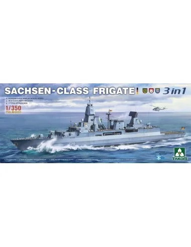 Sachsen-Class Frigate 3 in 1, 1/350 - Takom TAK6001