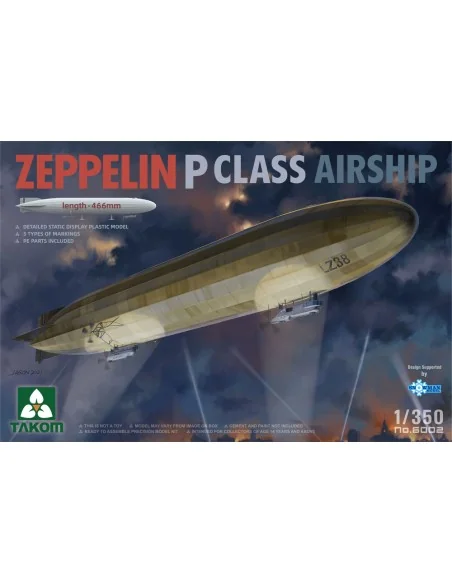 ZEPPELIN P CLASS AIRSHIP, 1/350 - Takom TAK6002