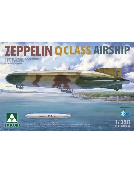 ZEPPELIN Q CLASS AIRSHIP, 1/350 - Takom TAK6003