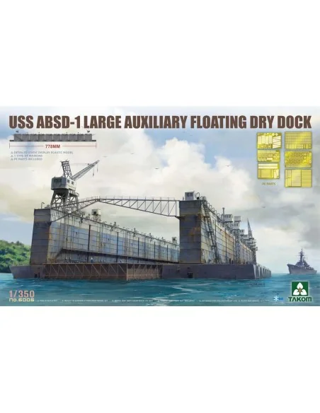 USS ABSD-1 Large Auxiliary Floating Dry Dock, 1/350 - Takom TAK6006