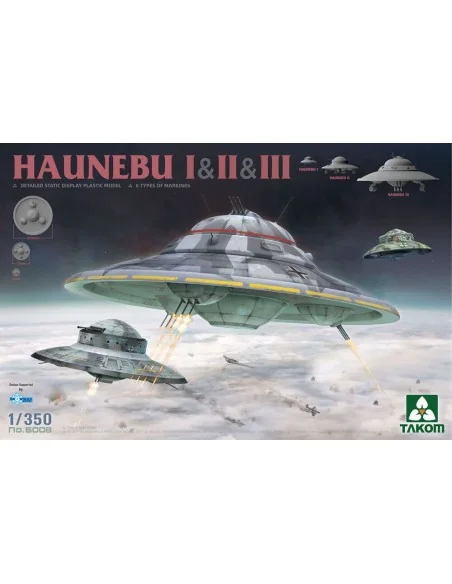 [NO_DESC] HAUNEBU I & II & III, 1/350 - Takom TAK6008