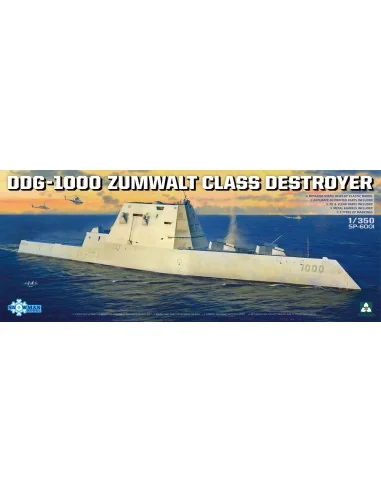 DDG-1000 ZUMWALT CLASS DESTROYER, 1/350 - Takom TAKSP-6001