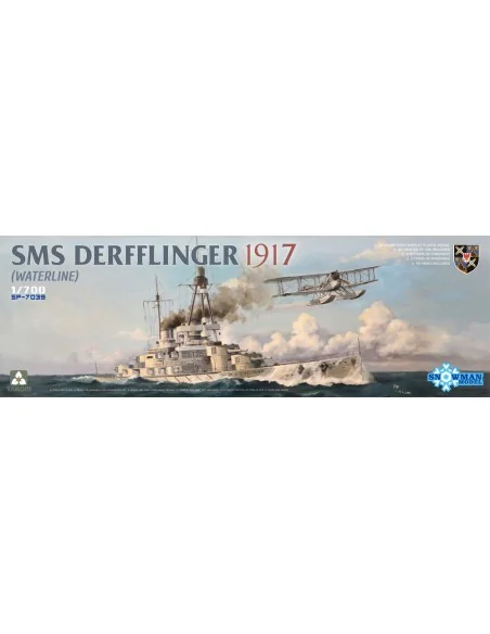 SMS Derfflinger1917(Waterline) w/3D printed FF-33E, 1/700 - Takom T...