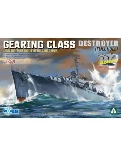 GEARING CLASS DESTROYER USS DD-743 SOUTHERLAND 1945 (FULL HULL), 1/...