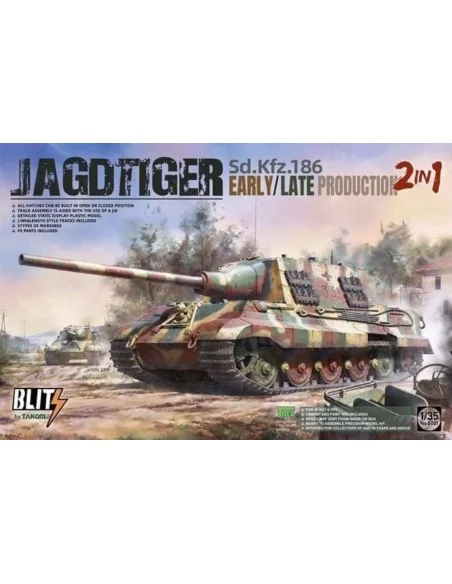 Sd.Kfz.186 Jagdtiger early/late production 2 in 1, 1/35 - Takom TAK...