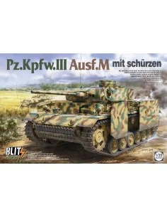 Pz.Kpfw.III Ausf.M mit Schürzen, 1/35 - Takom TAK8002