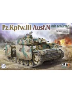 Pz.Kpfw.III Ausf.N mit Schürzen, 1/35 - Takom TAK8005