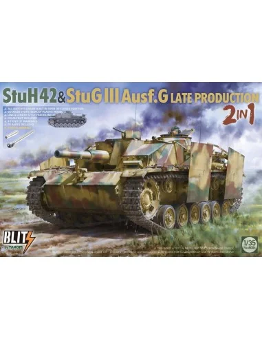 StuH42&StuG III Ausf.G Late Prodution 2 in 1, 1/35 - Takom TAK8006
