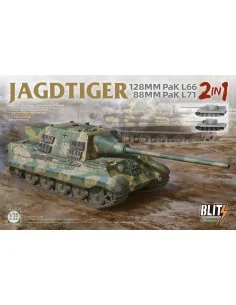 JAGDTIGER (2in1) 128MM Pak L66, 88MM Pak L71, 1/35 - Takom TAK8008