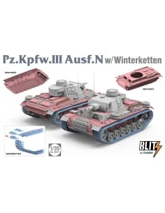 Pz.Kpfw.III Ausf.N w/WINTERKETTEN, 1/35 - Takom TAK8011 2