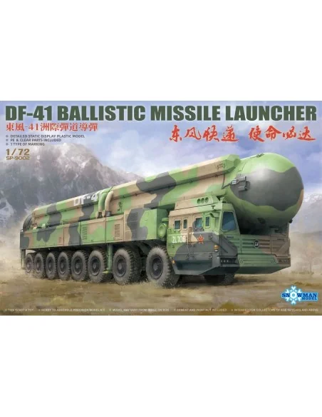 DF-41 BALLISTIC MISSILE LAUNCHER, 1/72 - Takom TAKSP-9002
