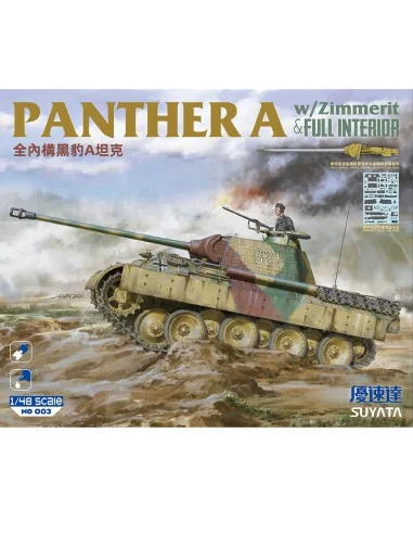 PANTHER A W/ZIMMERIT&FULL INTERIOR, 1/48 - SUYATA NO 003