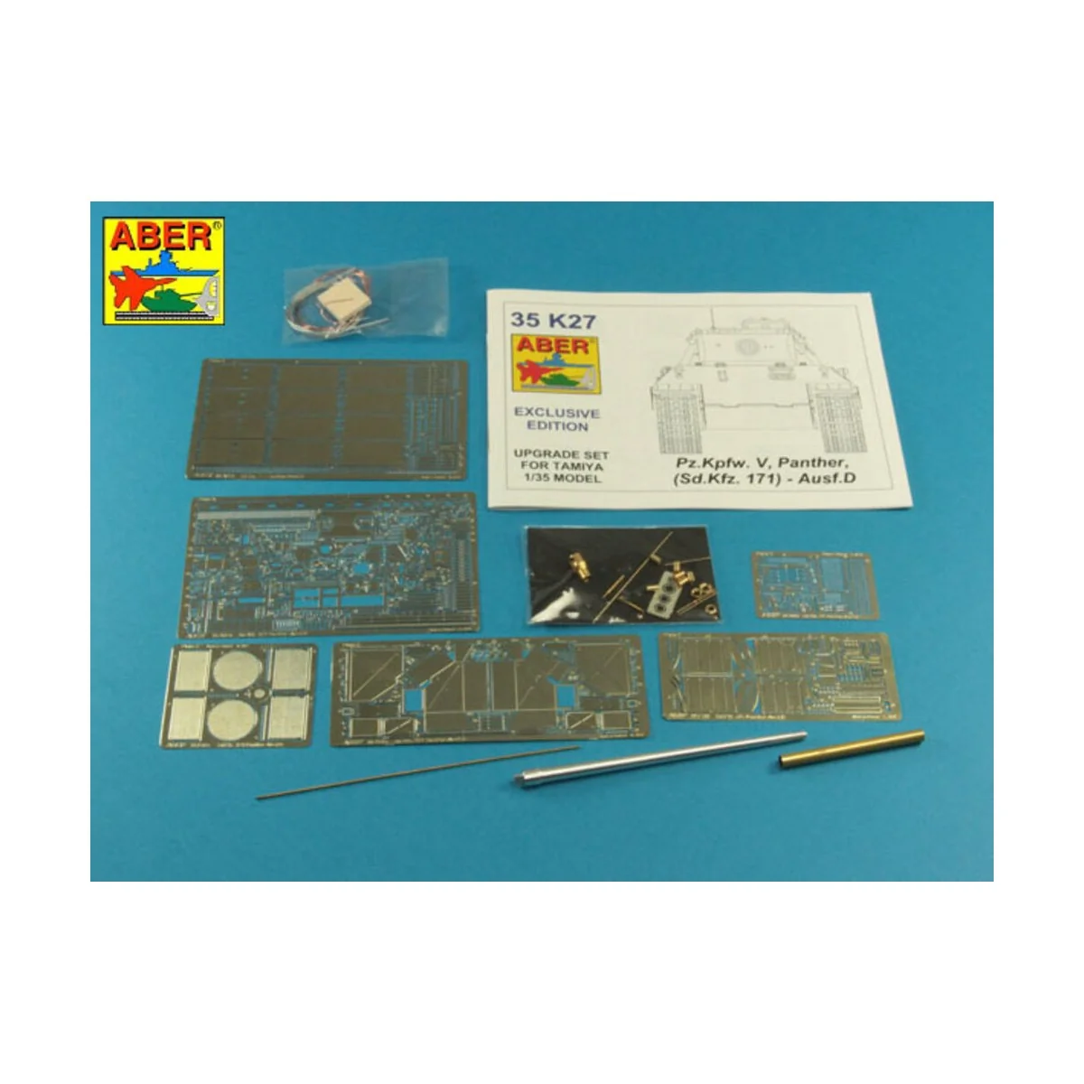 Pz.Kpfw. V Ausf.D ( i.Kfz.171) Panther, 1/35 - Aber Models 35 K27 Pz.Kpfw. V Ausf.D ( i.Kfz.171) Panther, 1/35 - Aber Models 35 K27