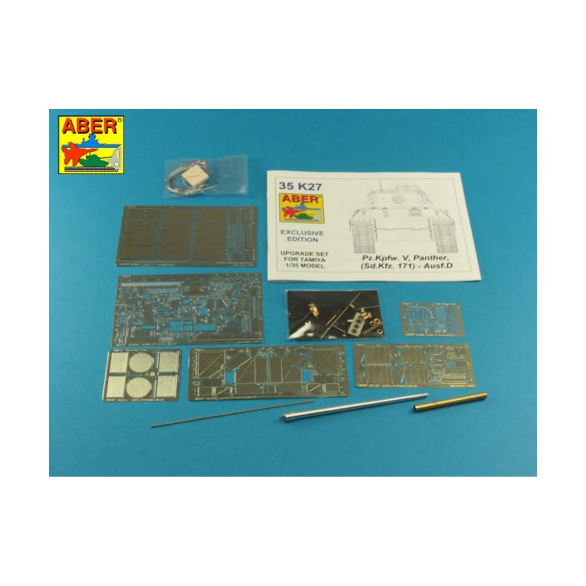 Pz.Kpfw. V Ausf.D ( i.Kfz.171) Panther, 1/35 - Aber Models 35 K27 Pz.Kpfw. V Ausf.D ( i.Kfz.171) Panther, 1/35 - Aber Models 35 K27