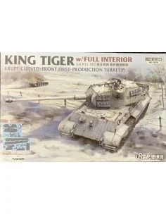 King Tiger Porsche Turret w/Full Interior, 1/48 - SUYATA NO-008