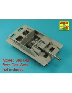 Germ. 10, 5 cm L/28 Barrel for StuH 42 early, 1/35 - Aber Models 35...