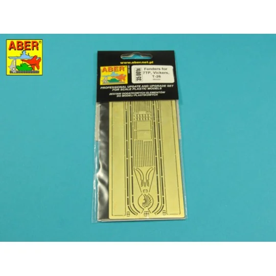 Fenders for 7-TP. Vickers, T-26, 7CP - Aber Models 35 001X