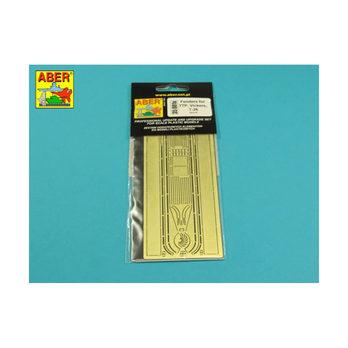 Fenders for 7-TP. Vickers, T-26, 7CP, 1/35 - Aber Models 35 001X