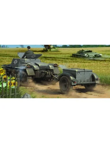 Munitionsschlepper auf Panzerkampfwagen I Ausf A with Ammo Trailer,...