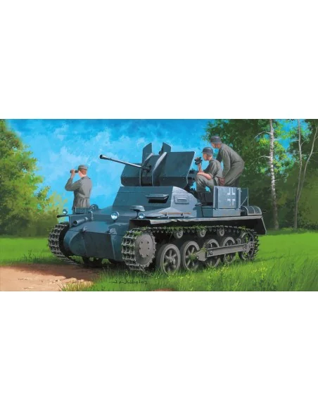 [NO_DESC] German Flakpanzer IA w/Ammo.Trailer, 1/35 - Hobby Boss 80147