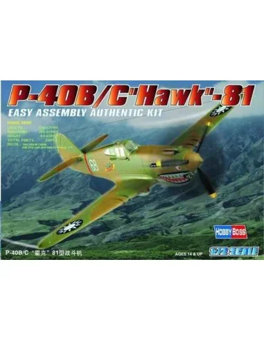 [NO_DESC] P-40B/C ''HAWK''-81A, 1/72 - Hobby Boss 80209