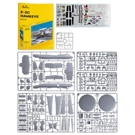 E-2C Hawkeye, 1/72 - Heller 82300 E-2C Hawkeye, 1/72 - Heller 82300