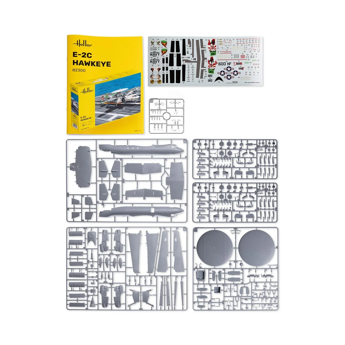E-2C Hawkeye, 1/72 - Heller 82300 E-2C Hawkeye, 1/72 - Heller 82300