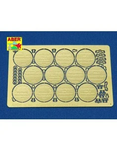 German WWII 200 Ltr. fuel drum covers, 1/48 - Aber Models 48 A18 2