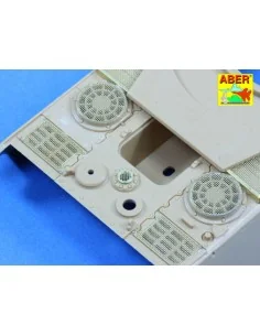 Grilles for King Tiger, 1/48 - Aber Models 48 A28