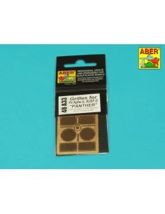 Grilles for Panther D, 1/48 - Aber Models 48 A33