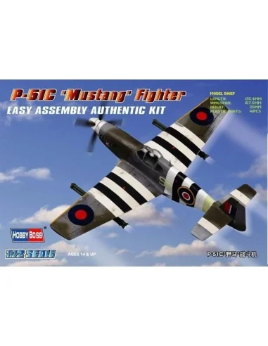 P-51C 'Mustang' Fighter, 1/72 - Hobby Boss 80243