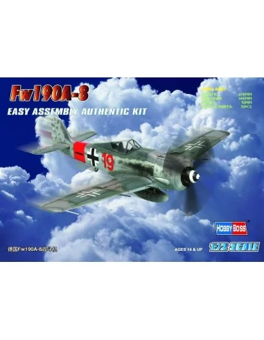 Germany Fw190A-8 Fighter, 1/72 - Hobby Boss 80244