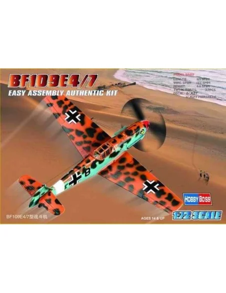 [NO_DESC] Bf109E-4/7, 1/72 - Hobby Boss 80254