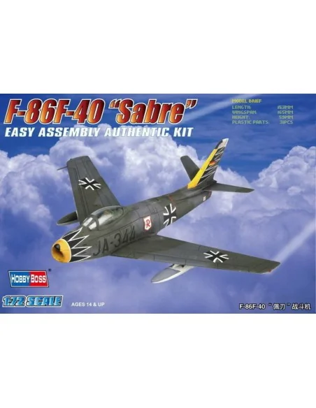 F-86F-40 'Sabre' Fighter, 1/72 - Hobby Boss 80259