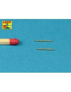 Set of 2 barrels for German machine guns MG34, 1/72 - Aber Models 7...