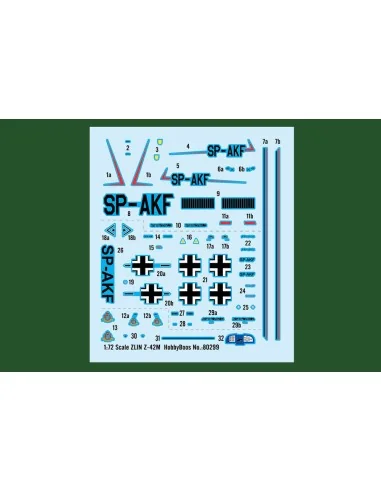 ZLIN Z-42M, 1/72 - Hobby Boss 80299