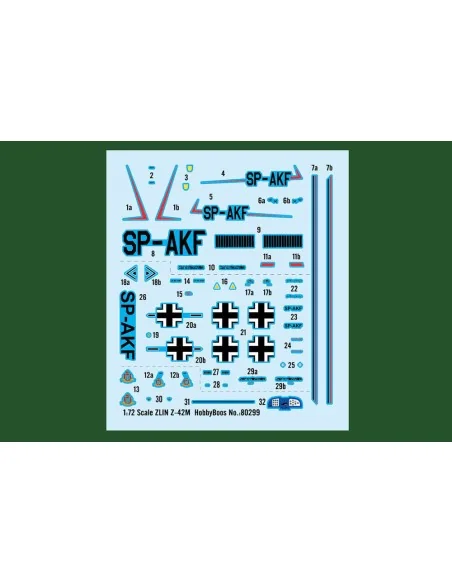 ZLIN Z-42M, 1/72 - Hobby Boss 80299