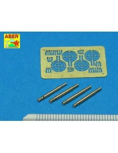 4 barrels for MG FF, 1/32 - Aber Models A32 008