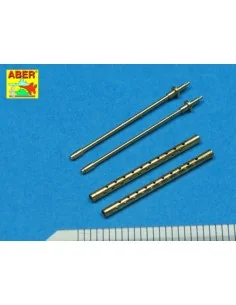 2 standard barrels for aircraft Browning M2, 1/32 - Aber Models A32... 2