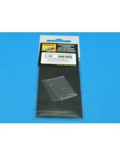 4 barrels tips for MG 17, 1/48 - Aber Models A48 003