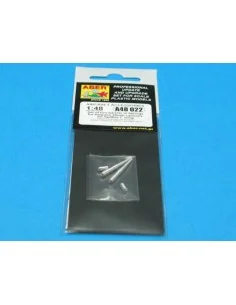 2 barrels for Hispano 20mm for Spitfire, 1/48 - Aber Models A48 022 2