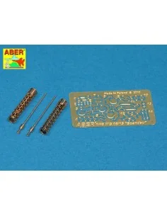 Set of two barrels for lMG 08/15 Spandau, 1/48 - Aber Models A48 040 2