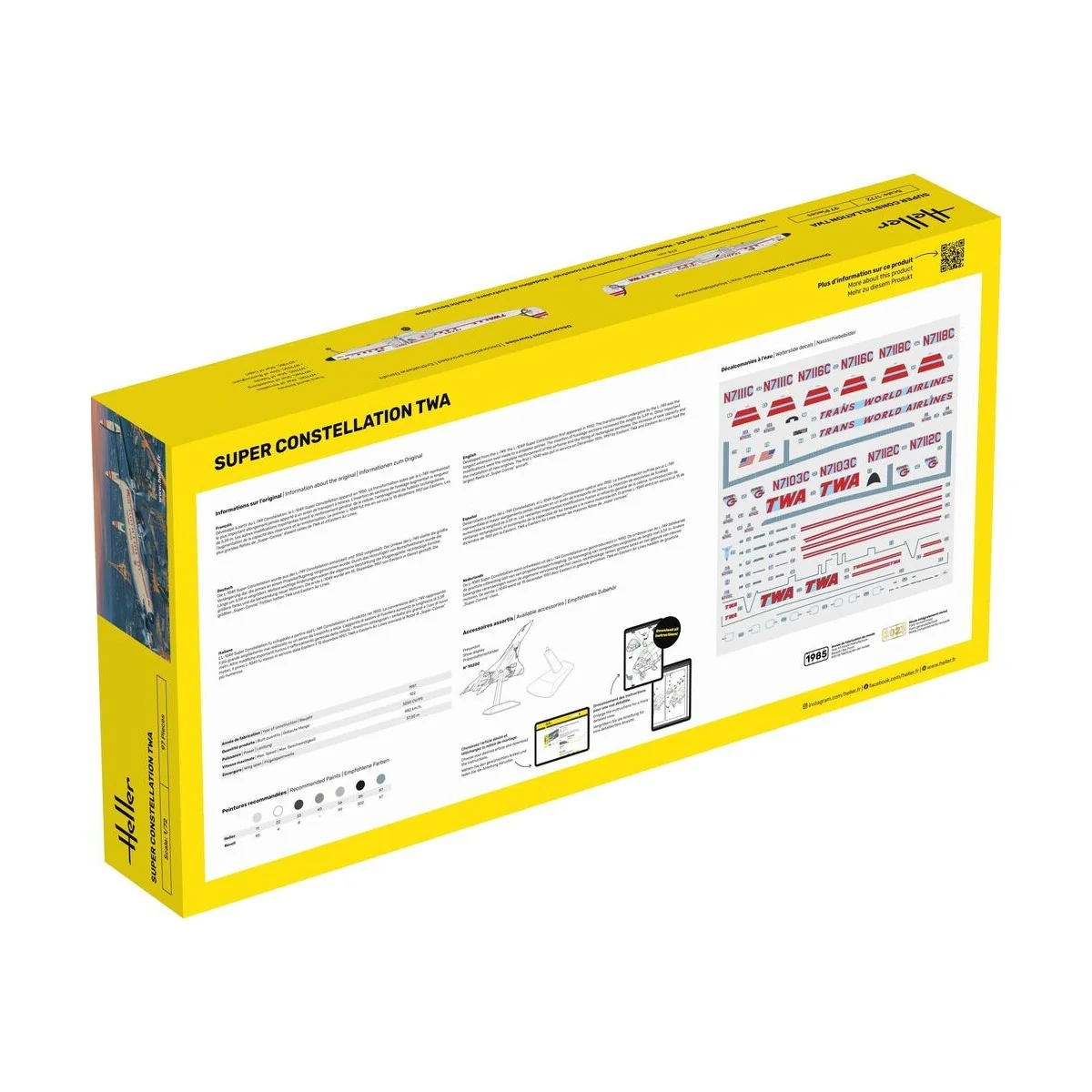 Super Constellation TWA - Heller 82391
