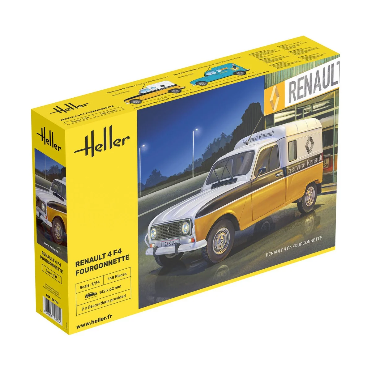 Renault 4 F4 Fourgonnette, 1/24 - Heller 82700