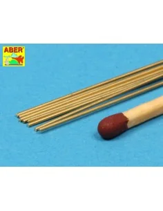 Brass round rods 0, 6mm - Aber Models BR 06 2