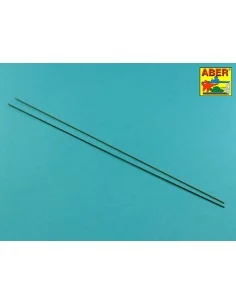 Brass hexagonal rods 1, 0mm length 245mm x2 pcs. - Aber Models HR- 10 2