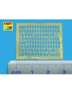Letters & Numbers (1, 5 mm high) - Aber Models R-02